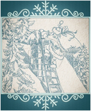 Santa Chimney Applique 12.73 X 10.40 (323.3Mm 264.2Mm)