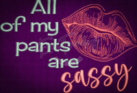 Sassy Pants 4.68 X 6.90 (118.9Mm 175.3Mm)