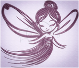 Satin Ink Fairy 10.04 X 11.69 (255mm X 296.9mm)