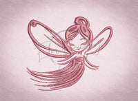Satin Ink Fairy 3.32 X 3.87 (84.3mm X 98.3mm)