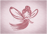 Satin Ink Fairy 3.32 X 3.87 (84.3mm X 98.3mm)