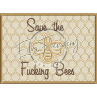 Save The Bees Applique