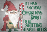 Shitting Jingle Bells 6.11 X 8.82 (155.2mm X 224mm)