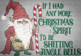 Shitting Jingle Bells 6.11 X 8.82 (155.2mm X 224mm)