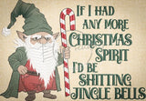 Shitting Jingle Bells 7.68 X 11.10 (195.1mm X 281.9mm)