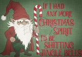 Shitting Jingle Bells 9.26 X 13.37 (235.2mm X 339.6mm)
