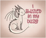 Shizzled 2.98 X 3.74 (75.7mm X 95mm)