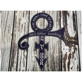 Sign - Don’t Bother Knocking 10.83 X 9.04