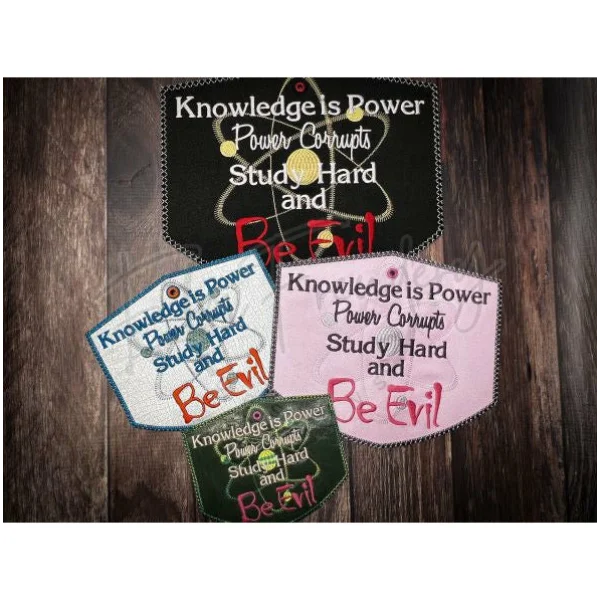 Sign - Knowledge is Power – EmFreudery Designs