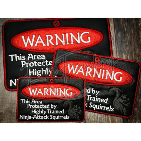 Sign - Ninja Squirrels