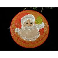 Sign - Santa Creeper Large Hoop