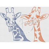 Silly Giraffes 6.19 X 8.57