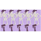 Skeleton Line Dancers 3.67 X 6.89