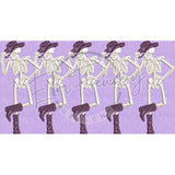 Skeleton Line Dancers 3.67 X 6.89