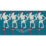 Skeleton Line Dancers 5.35 X 10.04