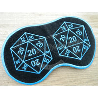 Sleep Mask - 20 Sided Dice