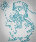 Snowman Sketch 13.67 X 11.82 (347.2mm X 300.2mm