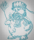 Snowman Sketch 13.67 X 11.82 (347.2mm X 300.2mm