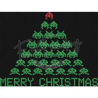 Space Invader Xmas Tree