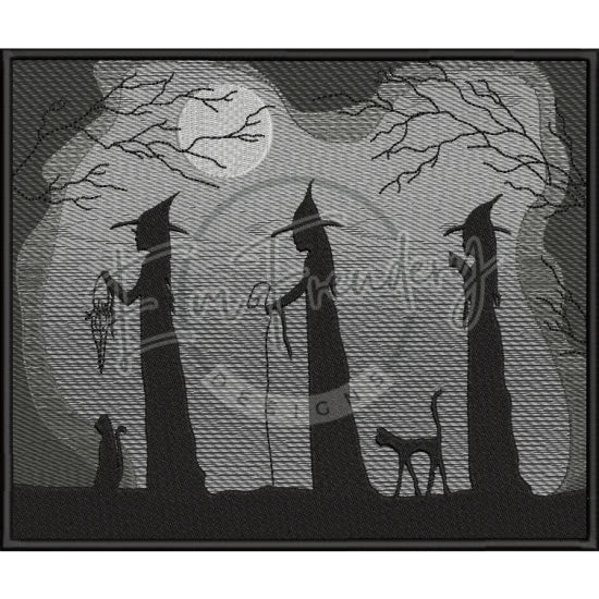 Spooky Witches 7.76 X 9.26