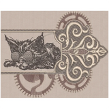 Steampunk Kitty 6.11 X 7.57