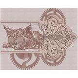 Steampunk Kitty 7.69 X 9.51