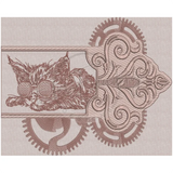 Steampunk Kitty 7.69 X 9.51