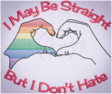 Straight/No Hate 4.91 X 5.75 (124.7mm X 146.1mm)