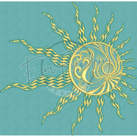 Swirly Sun 10.00 X 10.22