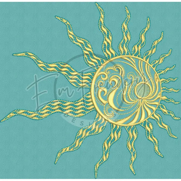 Swirly Sun 10.00 X 10.22