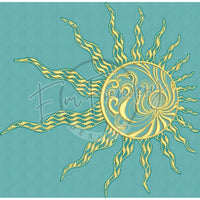 Swirly Sun 10.00 X 10.22