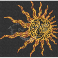 Swirly Sun 6.22 X 6.35