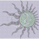 Swirly Sun 7.80 X 7.96