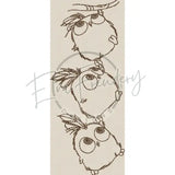 Three Little Birds 4X4 7.00 X 2.98