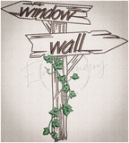 To the Window... 5.48 X 4.93 (139.2mm X 125.2mm)