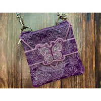 Top Zip Flap Bag - Butterfly 6.24 X 6.15