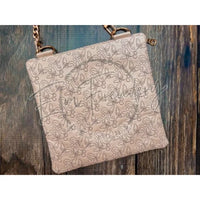 Top Zip Flap Bag - Butterfly