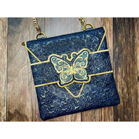 Top Zip Flap Bag - Butterfly 9.87 X 10.00