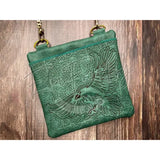 Top Zip Flap Bag - Celtic Ravens