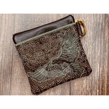 Top Zip Flap Bag - Celtic Ravens