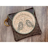 Top Zip Flap Bag - Celtic Ravens 5.20 X 5.09