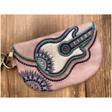 Top Zip Flap Bag - Guitar 4.62 X 6.98