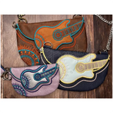 Top Zip Flap Bag - Guitar
