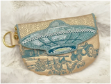 Topzip Flap Bag - Alien Abduction