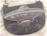 Topzip Flap Bag - Alien Abduction