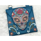 Topzip Flap Bag - Alien Sugar Skull