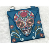 Topzip Flap Bag - Alien Sugar Skull