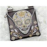 Topzip Flap Bag - Alien Sugar Skull