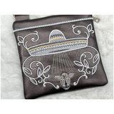 Topzip Flap Bag - Alien Sugar Skull