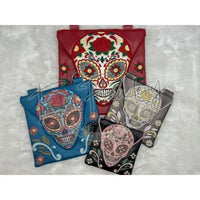 Topzip Flap Bag - Alien Sugar Skull